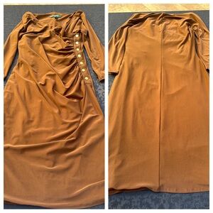 Lauren Ralph Lauren dress size 10
Pit to pit: 14”
Length: 38”